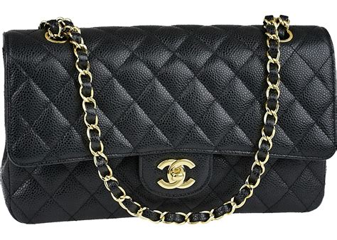 chanel black caviar medium|Chanel Classic Double Flap Quilted Caviar Gold.